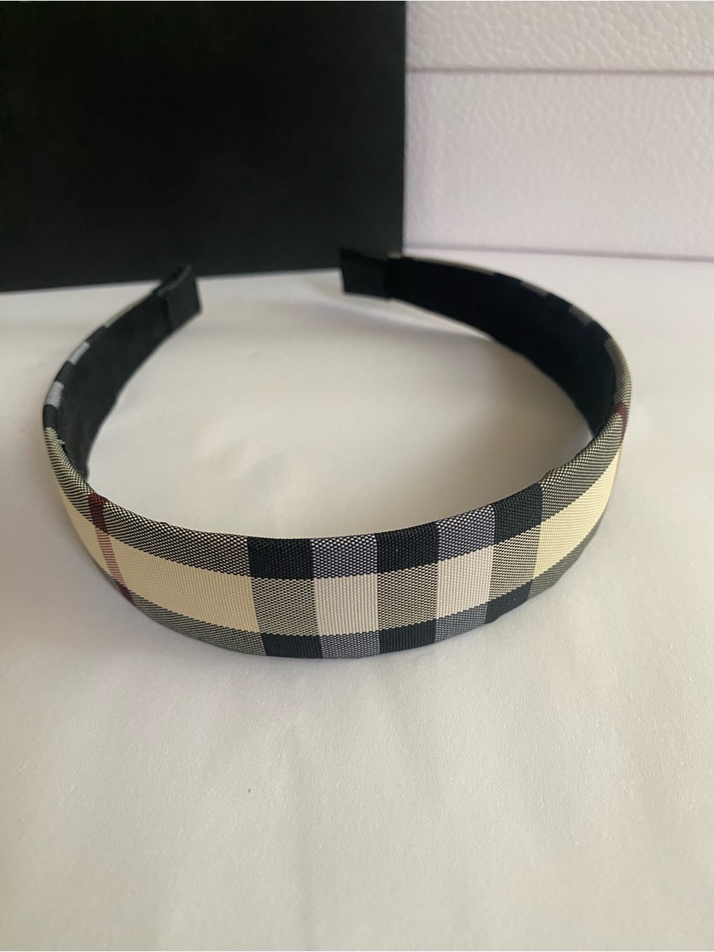 Burberry Ribbon Plaid Headband